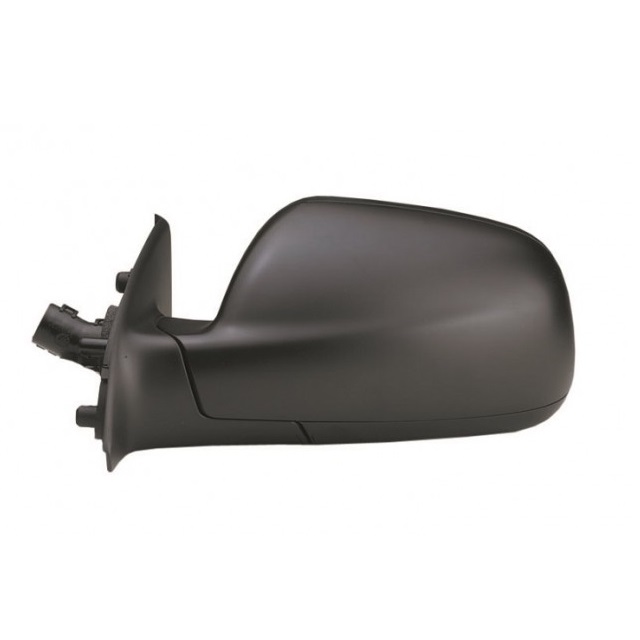 Rétroviseur Extérieur Gauche Pour Fiat Panda 2003-2009 - Mécanique, Coque Noire, Réglage Manuel