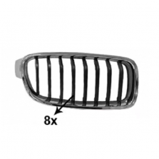 grille-pare-choc-avant-noir-brillant-8-branches