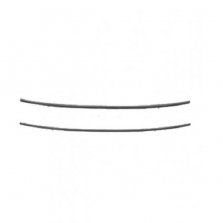 Kit enjoliveur noirs pare-choc avant