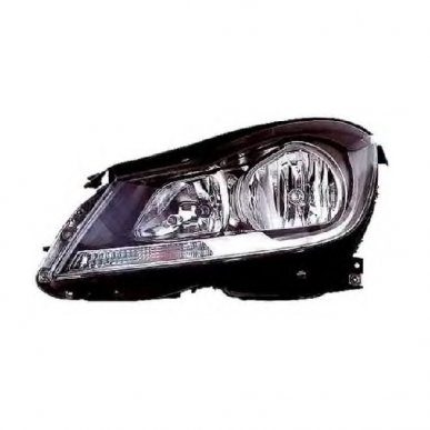 Phare gauche H7-H7 électrique fumé